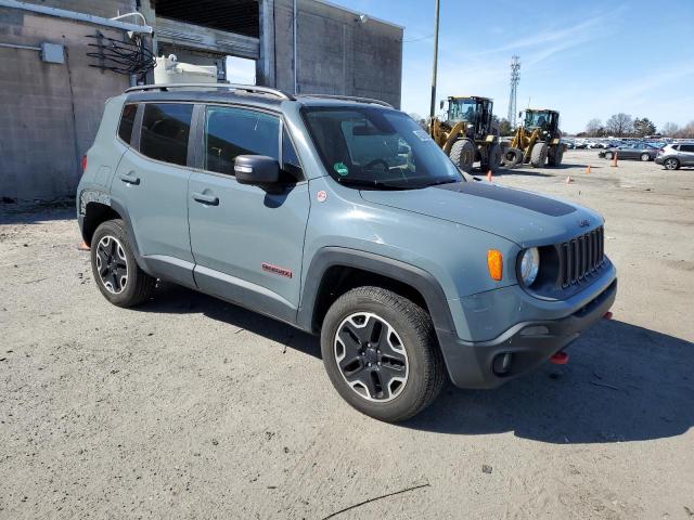 ZACCJBCB0HPE47503 - 2017 JEEP RENEGADE TRAILHAWK GRAY photo 4