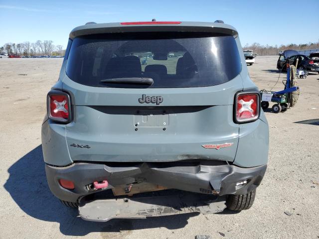 ZACCJBCB0HPE47503 - 2017 JEEP RENEGADE TRAILHAWK GRAY photo 6