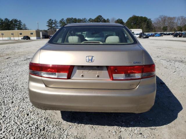 1HGCM56623A133529 - 2003 HONDA ACCORD EX BEIGE photo 6