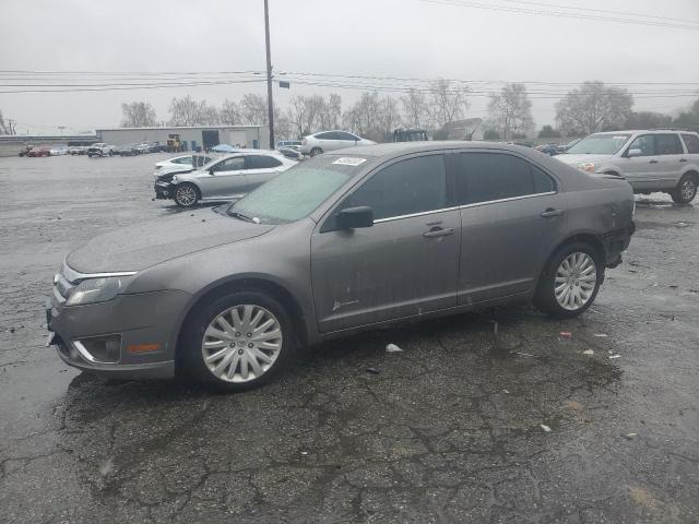 3FADP0L32CR163455 - 2012 FORD FUSION HYBRID GRAY photo 1