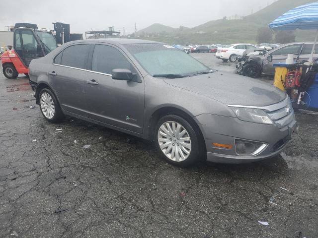 3FADP0L32CR163455 - 2012 FORD FUSION HYBRID GRAY photo 4