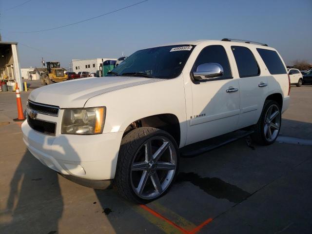 1GNFK13028R263479 - 2008 CHEVROLET TAHOE K1500 WHITE photo 1