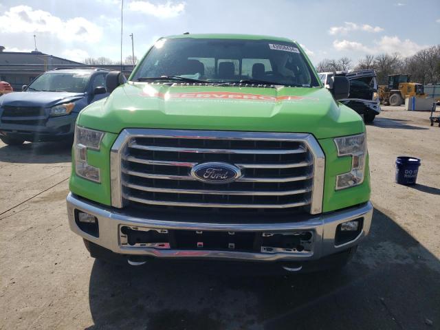1FTEW1EP5HFA59151 - 2017 FORD F150 SUPERCREW GREEN photo 5