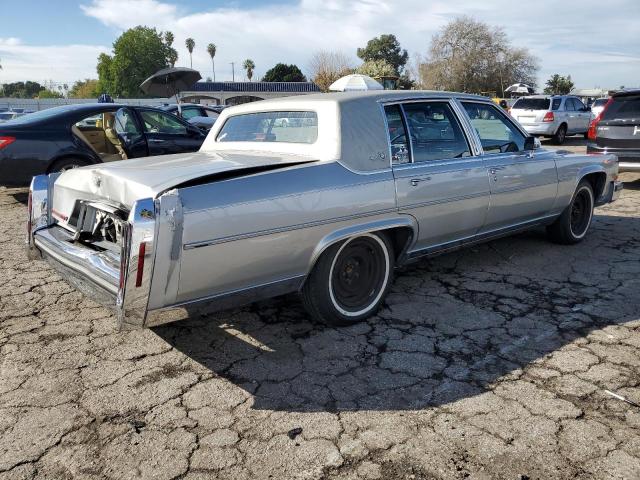 1G6DW51Y4KR716306 - 1989 CADILLAC BROUGHAM SILVER photo 3