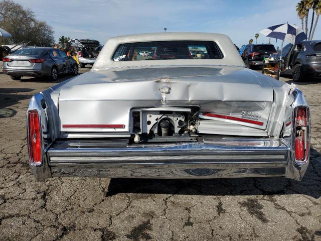 1G6DW51Y4KR716306 - 1989 CADILLAC BROUGHAM SILVER photo 6