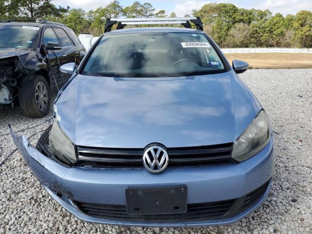 WVWDA7AJ7AW190618 - 2010 VOLKSWAGEN GOLF BLUE photo 5