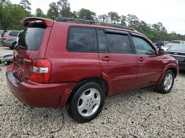 JTEDP21A240031784 - 2004 TOYOTA HIGHLANDER BASE Bordeaux photo 3