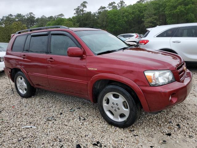 JTEDP21A240031784 - 2004 TOYOTA HIGHLANDER BASE Bordeaux photo 4