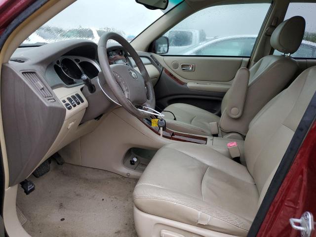 JTEDP21A240031784 - 2004 TOYOTA HIGHLANDER BASE Bordeaux photo 7