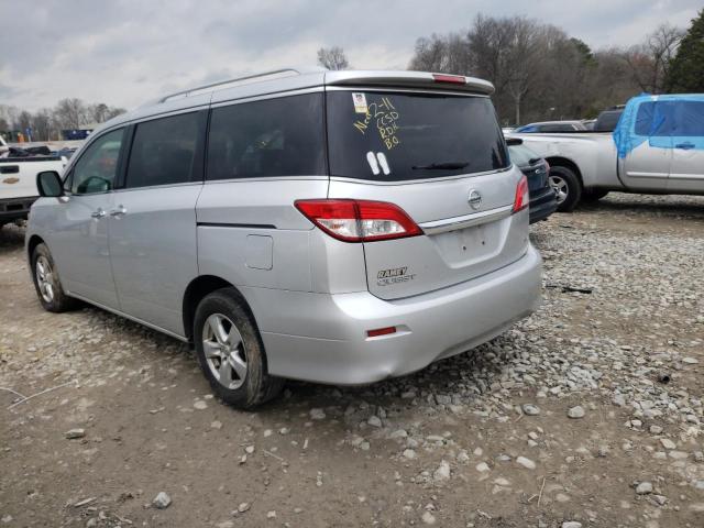 JN8AE2KP0B9008646 - 2011 NISSAN QUEST S SILVER photo 2