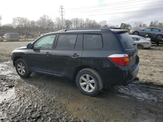 5TDBK3EH3AS001094 - 2010 TOYOTA HIGHLANDER BLACK photo 2