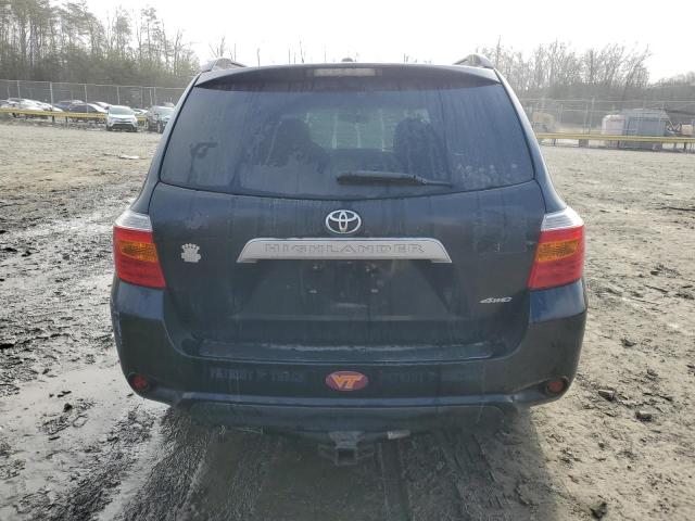 5TDBK3EH3AS001094 - 2010 TOYOTA HIGHLANDER BLACK photo 6