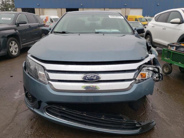 3FAHP0HA6CR326052 - 2012 FORD FUSION SE TURQUOISE photo 5