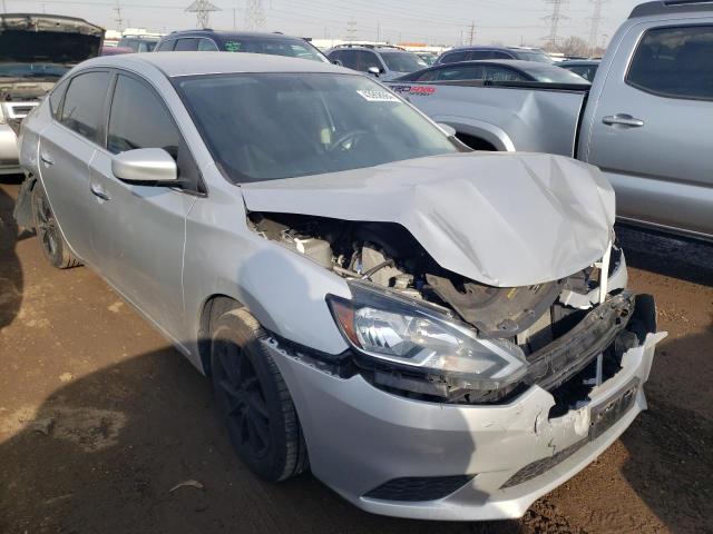 3N1AB7AP7HY359563 - 2017 NISSAN SENTRA S SILVER photo 4