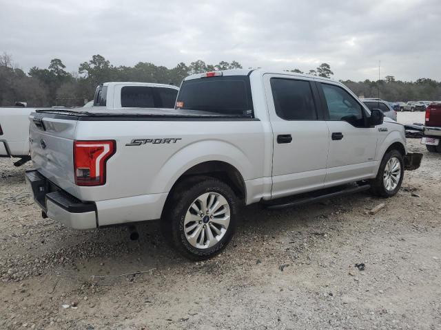 1FTEW1CP7GKE29685 - 2016 FORD F150 SUPERCREW SILVER photo 3