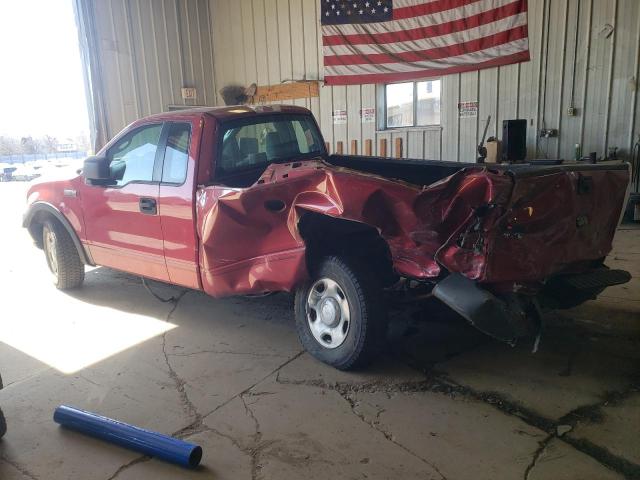 1FTRF12228KD94904 - 2008 FORD F150 RED photo 2