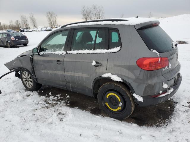 WVGBV7AX2CW098749 - 2012 VOLKSWAGEN TIGUAN S GRAY photo 2