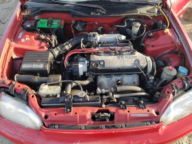 1HGEG8647SL006018 - 1995 HONDA CIVIC DX RED photo 11