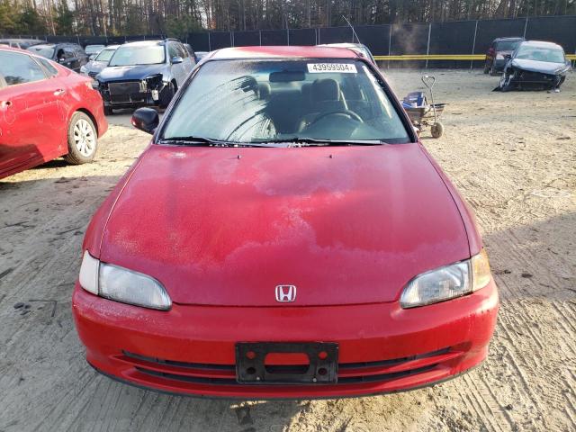 1HGEG8647SL006018 - 1995 HONDA CIVIC DX RED photo 5