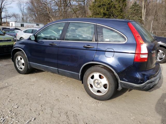 JHLRE38398C053222 - 2008 HONDA CR-V LX BLUE photo 2