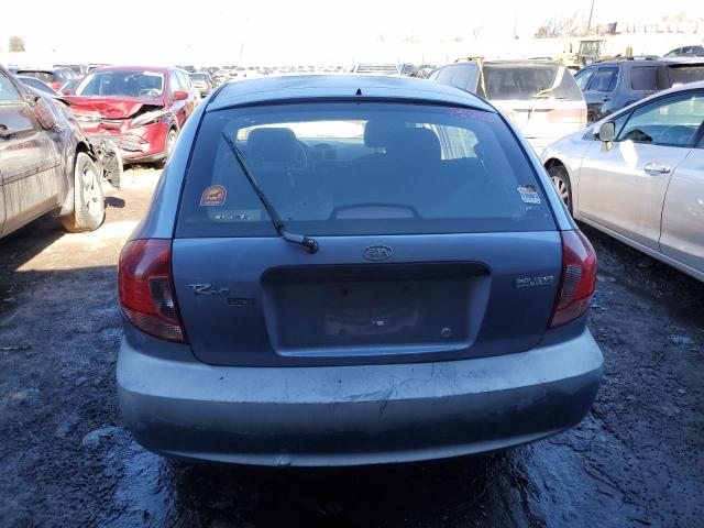 KNADC165436148510 - 2003 KIA RIO CINCO BLUE photo 6