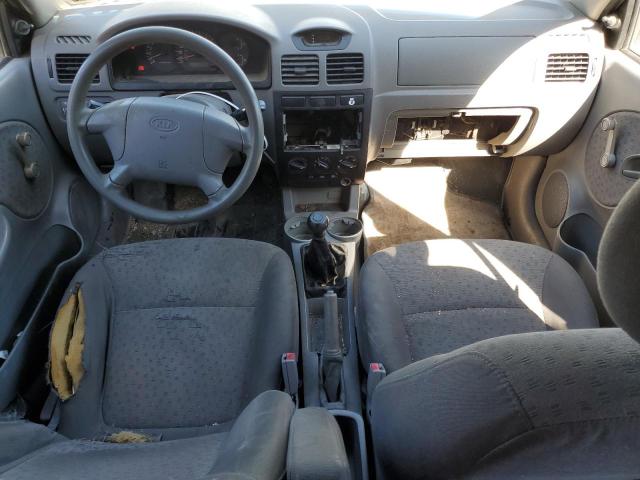 KNADC165436148510 - 2003 KIA RIO CINCO BLUE photo 8