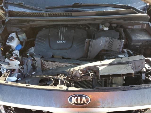 KNDMC5C17G6116667 - 2016 KIA SEDONA EX BROWN photo 12