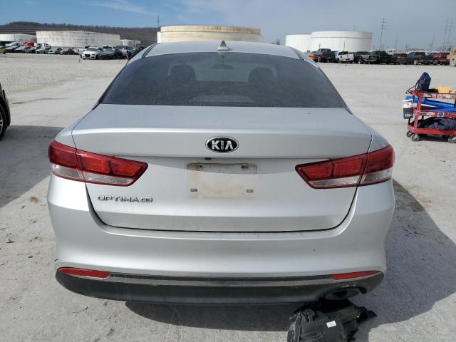 KNAGT4L37G5105566 - 2016 KIA OPTIMA LX SILVER photo 6