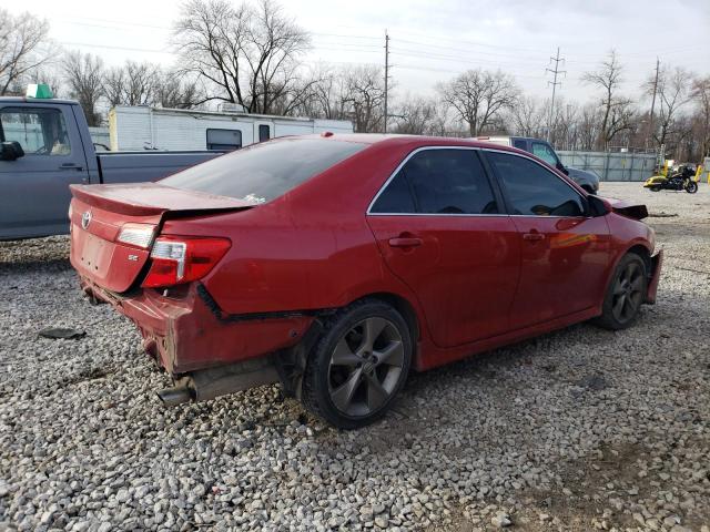 4T1BF1FK6CU613674 - 2012 TOYOTA CAMRY BASE MAROON photo 3