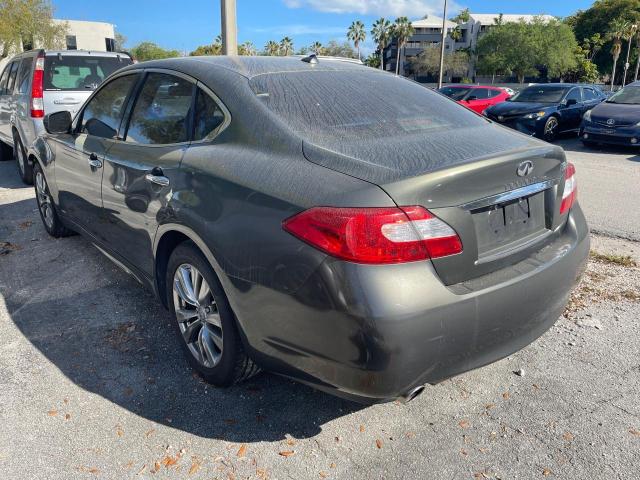 JN1BY1AP7CM333623 - 2012 INFINITI M37 GRAY photo 3