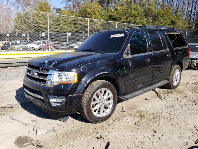 1FMJK2AT3HEA19722 - 2017 FORD EXPEDITION EL LIMITED BLACK photo 1