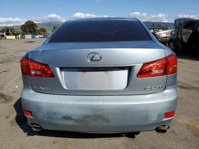 JTHBK262065016071 - 2006 LEXUS IS 250 SILVER photo 6