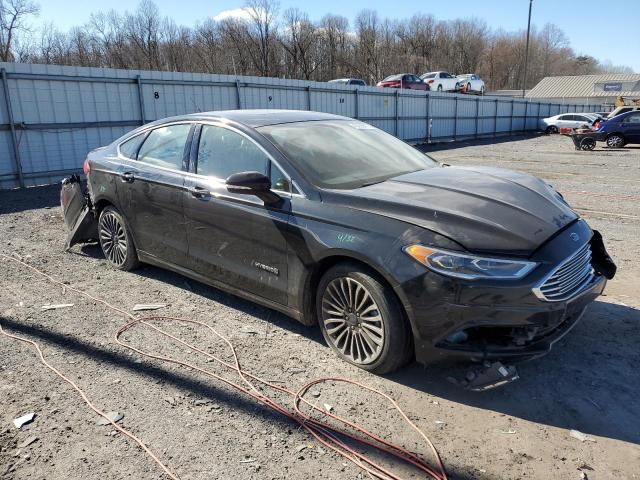 3FA6P0RU2JR241786 - 2018 FORD FUSION TITANIUM/PLATINUM HEV BLACK photo 4