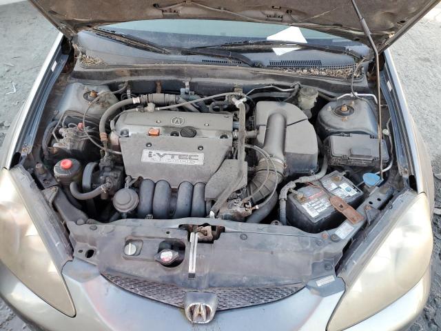 JH4DC54805S002685 - 2005 ACURA RSX GRAY photo 11