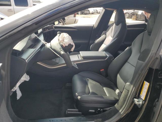 5YJSA1E63PF498778 - 2023 TESLA MODEL S BLACK photo 7