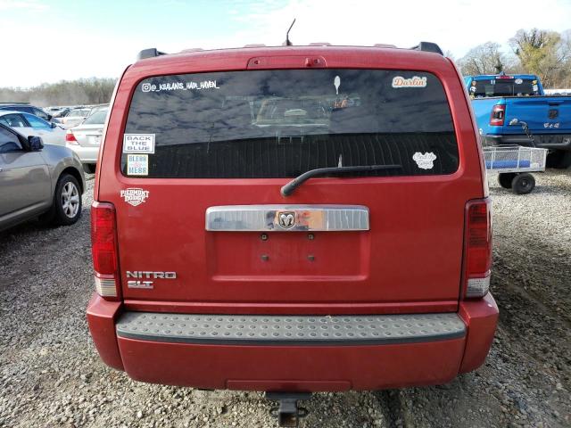 1D8GT58K27W736861 - 2007 DODGE NITRO SLT RED photo 6