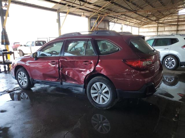 4S4BSAAC7J3203965 - 2018 SUBARU OUTBACK 2.5I BURGUNDY photo 2