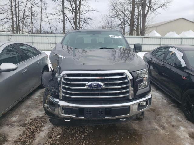 1FTEX1E80GFC76191 - 2016 FORD F150 SUPER CAB GRAY photo 5