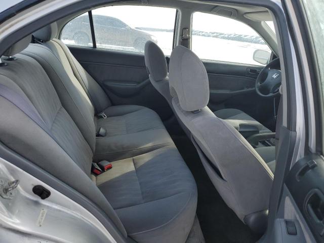 2HGES16615H005214 - 2005 HONDA CIVIC LX SILVER photo 10