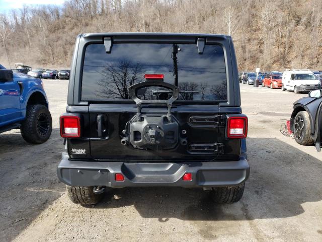 1C4HJXEN8NW196321 - 2022 JEEP WRANGLER U SAHARA BLACK photo 6