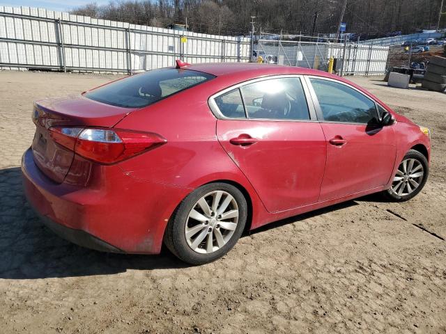 KNAFX4A68G5507318 - 2016 KIA FORTE LX RED photo 3