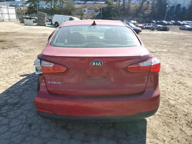 KNAFX4A68G5507318 - 2016 KIA FORTE LX RED photo 6