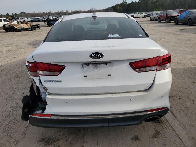 5XXGT4L34JG267600 - 2018 KIA OPTIMA LX WHITE photo 6