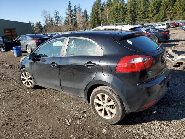 KNADN5A31D6172403 - 2013 KIA RIO EX BLACK photo 2