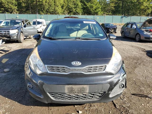 KNADN5A31D6172403 - 2013 KIA RIO EX BLACK photo 5