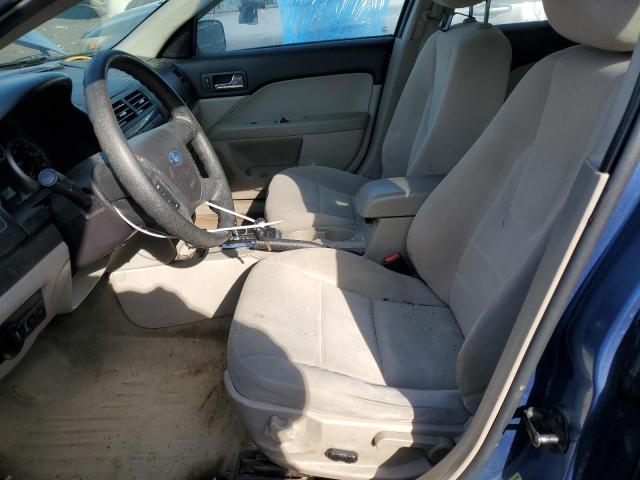 3FAHP07Z99R187387 - 2009 FORD FUSION SE BLUE photo 7