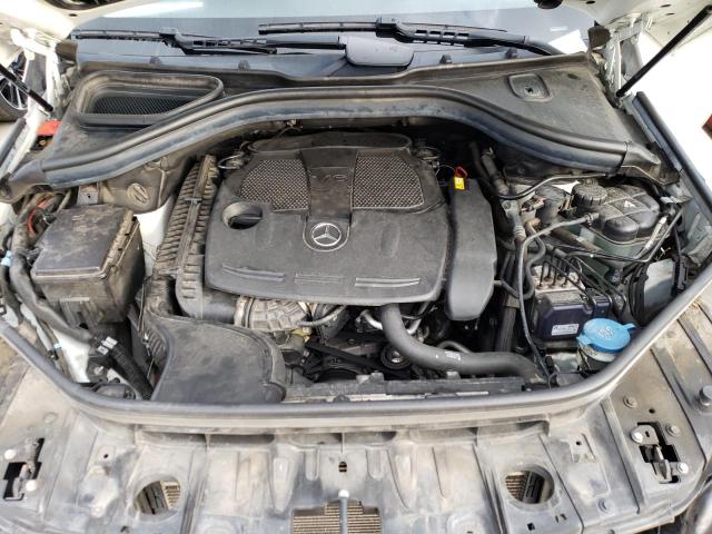 4JGDA5HB6CA052213 - 2012 MERCEDES-BENZ ML 350 4MATIC WHITE photo 11