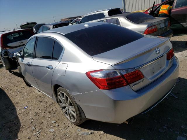 1HGCR3F8XFA030273 - 2015 HONDA ACCORD EXL SILVER photo 2