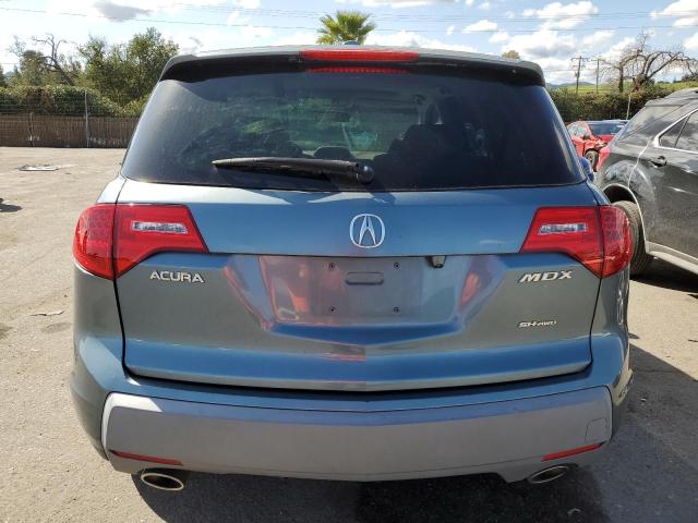 2HNYD28338H538856 - 2008 ACURA MDX TECHNOLOGY TEAL photo 6