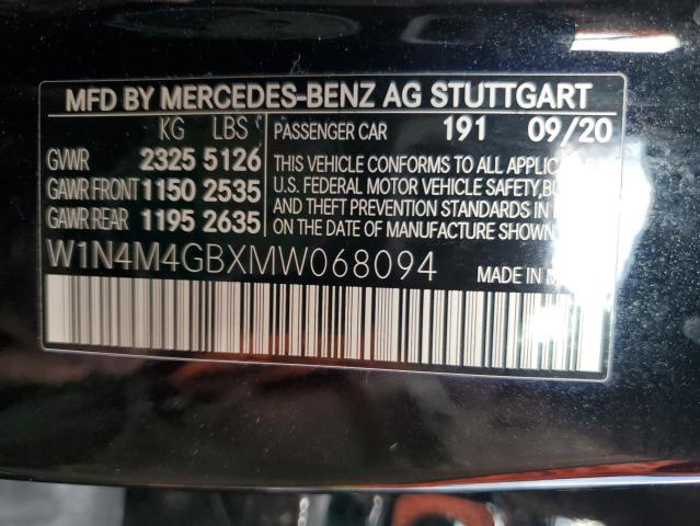 W1N4M4GBXMW068094 - 2021 MERCEDES-BENZ GLB 250 BLACK photo 13